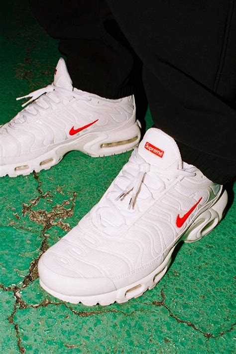 nike plus weiß|Nike Air Max Plus Supreme White Men's .